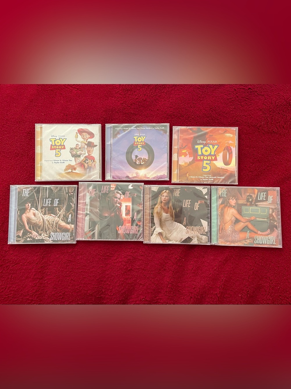 SEALED! Taylor Swift Toy Story 5 and TLOAS Acoustic CD Bundle
